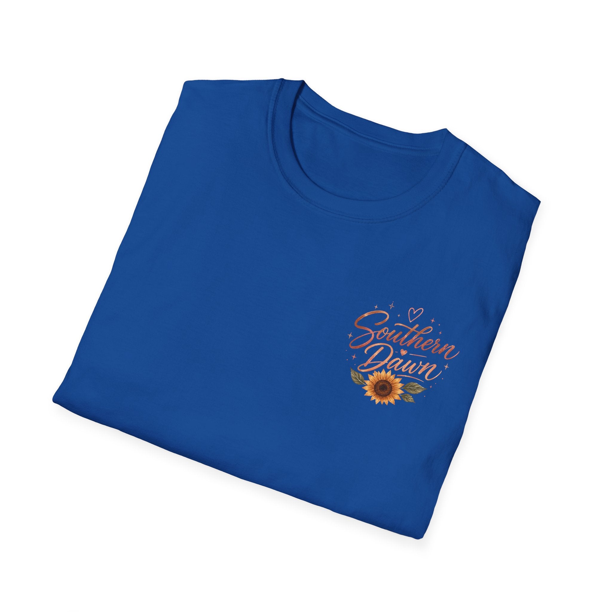 Southern Dawn Sunflower Faith Graphic Tee | Led By Christ Shirt