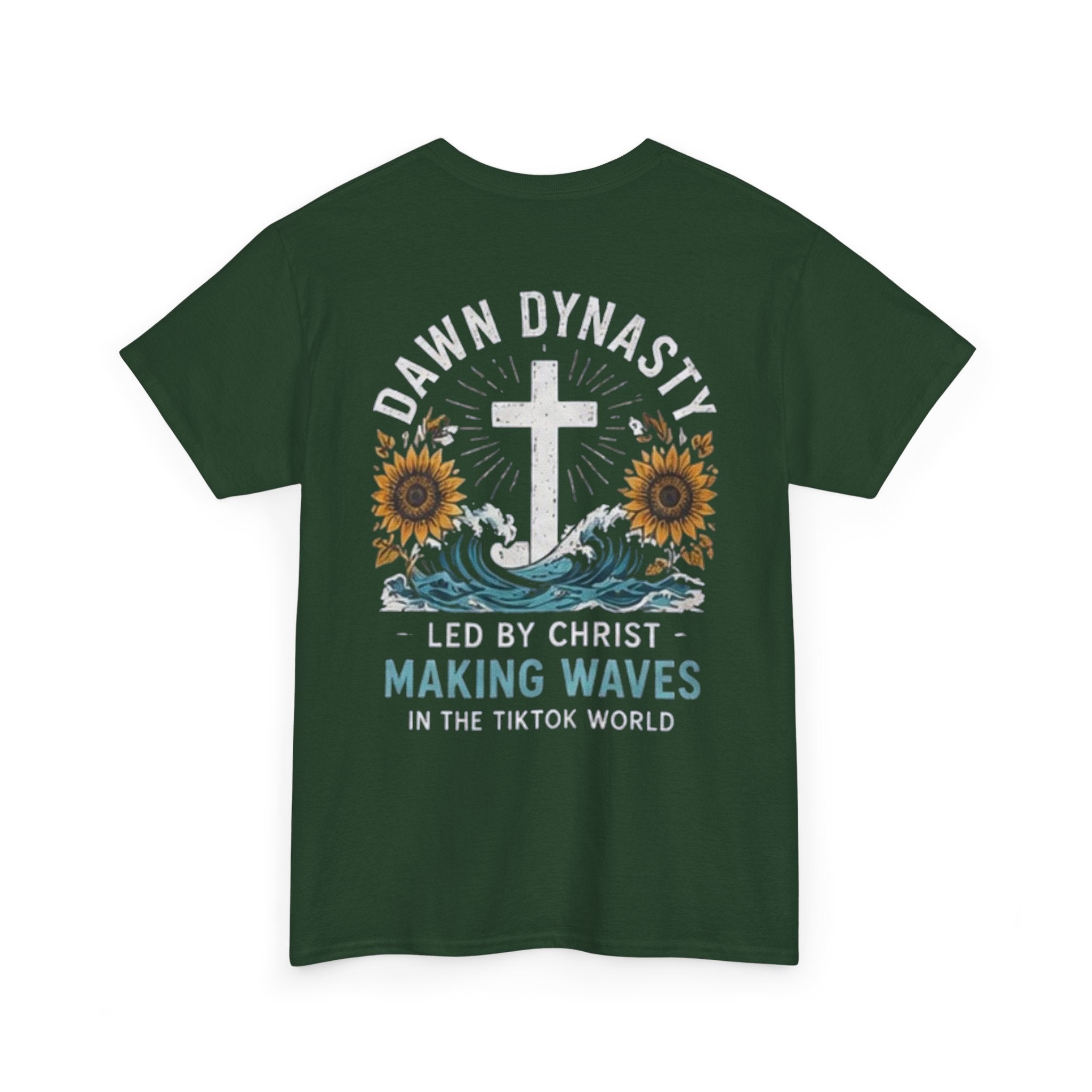 Dawn Dynasty Making Waves Faith Graphic Tee | Christian Creator Shirt