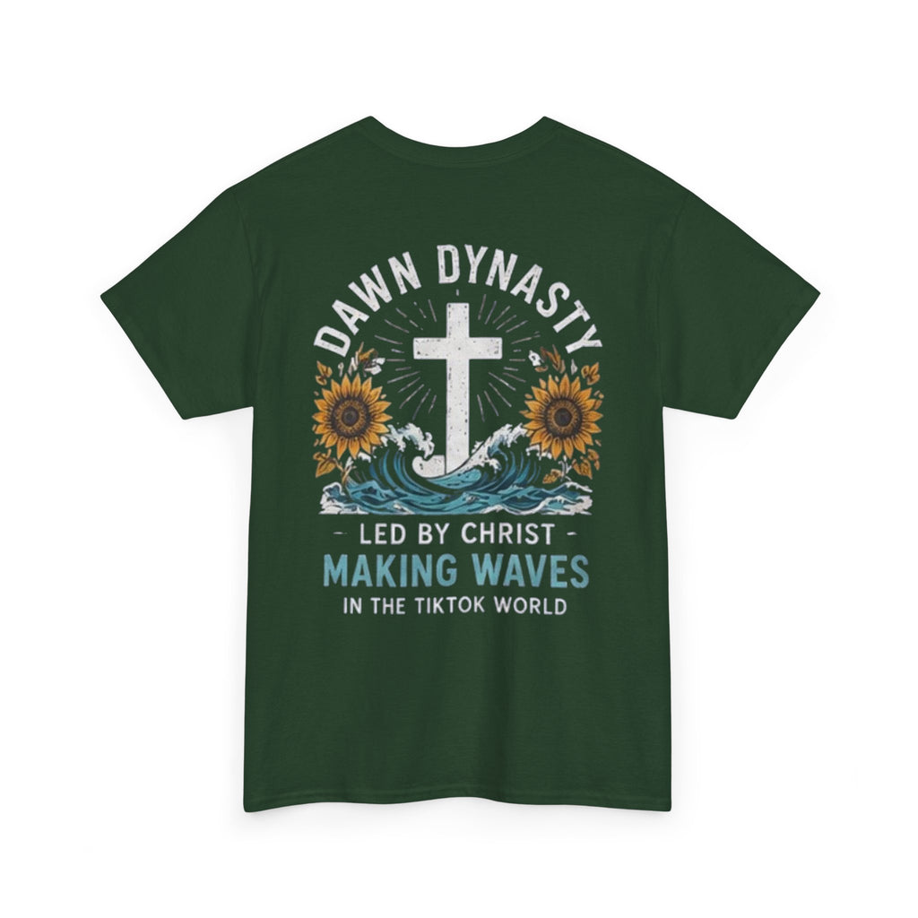 Dawn Dynasty Making Waves Faith Graphic Tee | Christian Creator Shirt