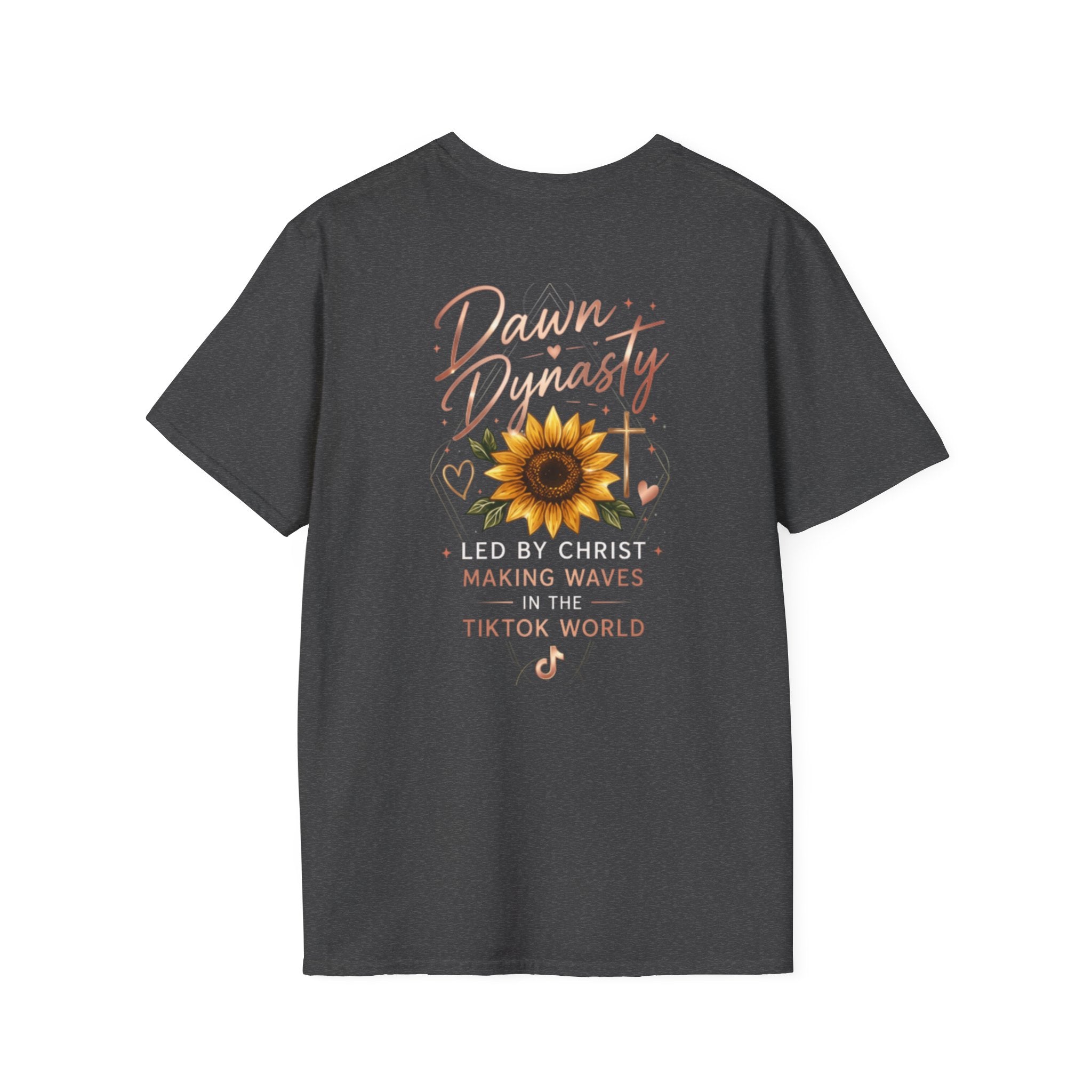 Southern Dawn Sunflower Faith Graphic Tee | Led By Christ Shirt