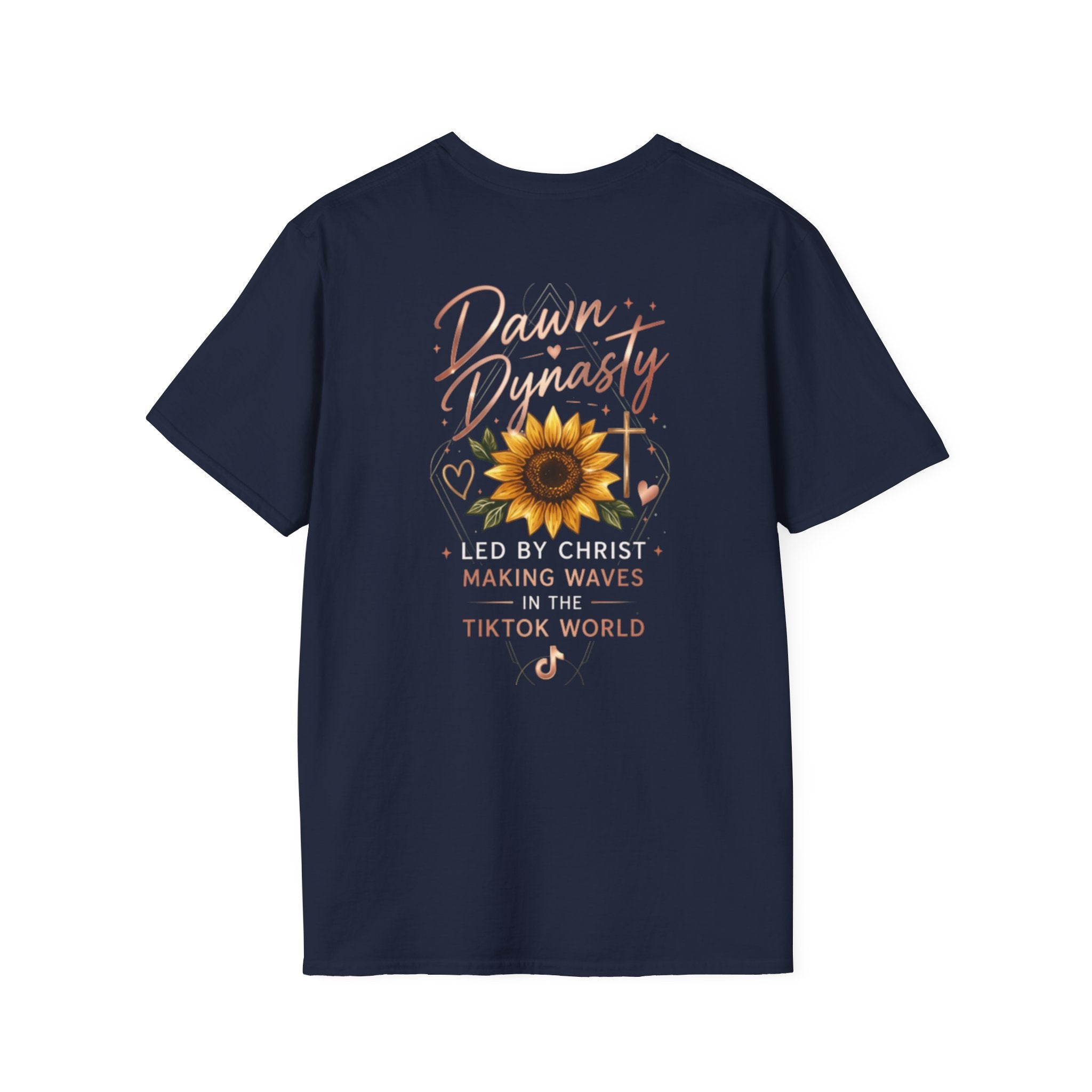 Southern Dawn Sunflower Faith Graphic Tee | Led By Christ Shirt