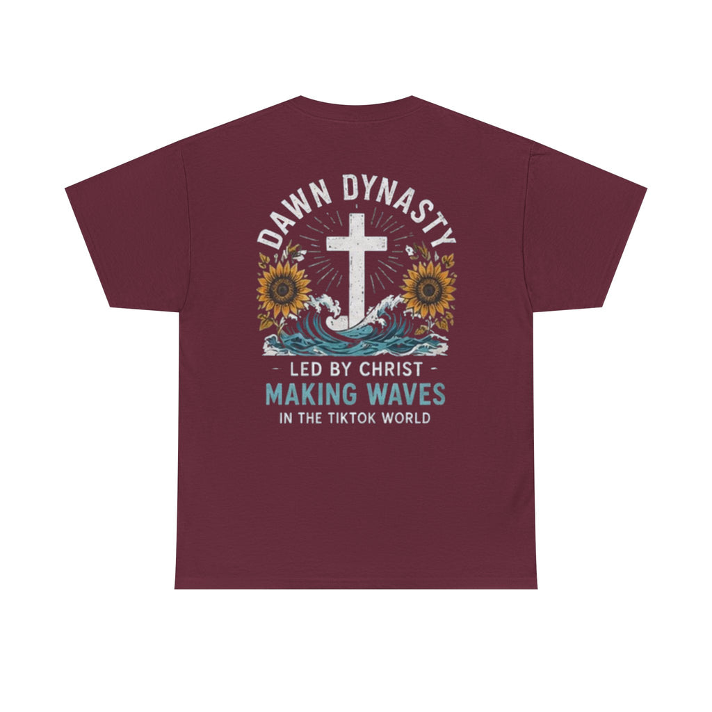 Dawn Dynasty Making Waves Faith Graphic Tee | Christian Creator Shirt