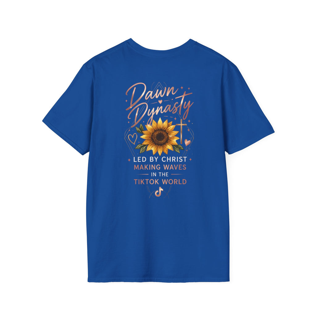 Southern Dawn Sunflower Faith Graphic Tee | Led By Christ Shirt