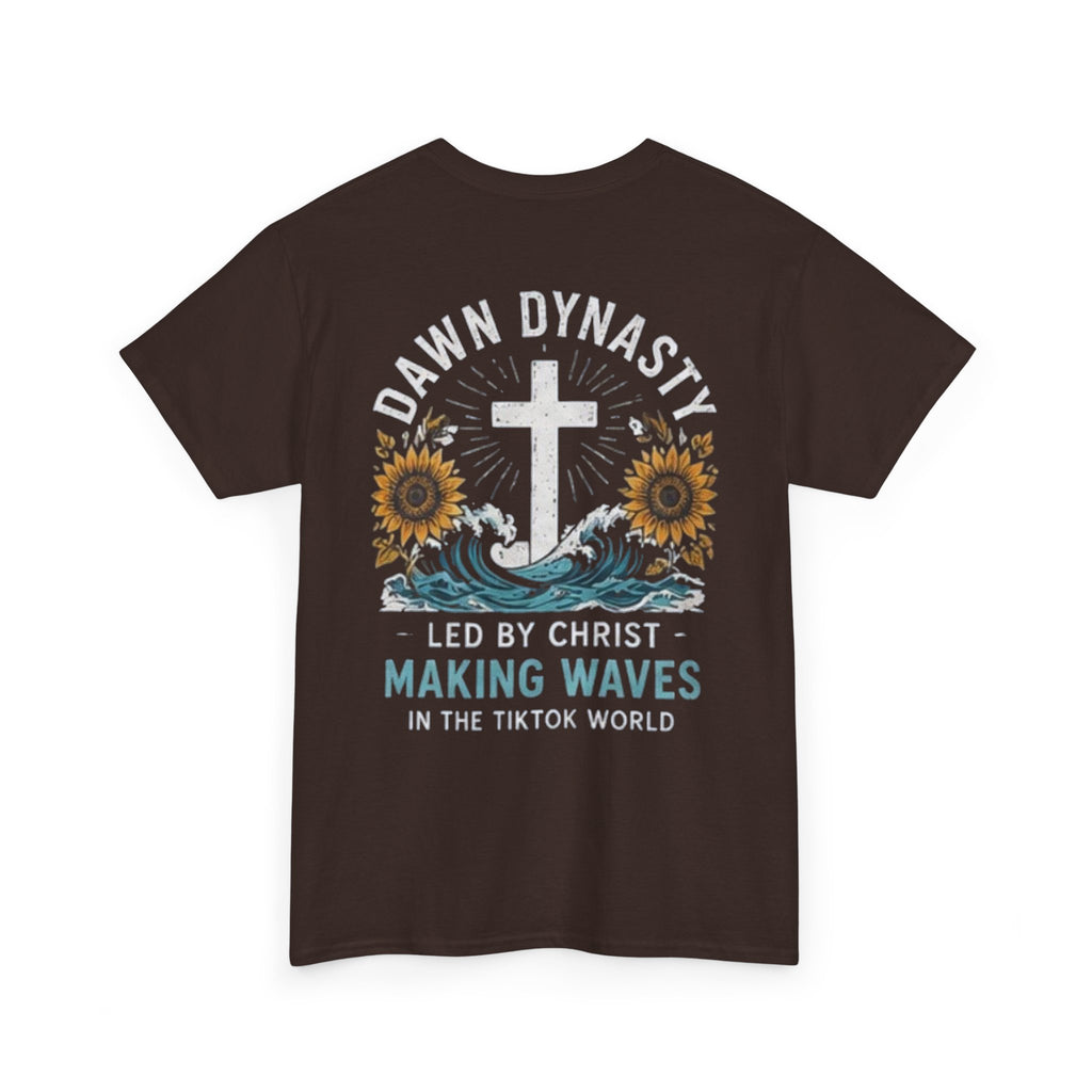 Dawn Dynasty Making Waves Faith Graphic Tee | Christian Creator Shirt