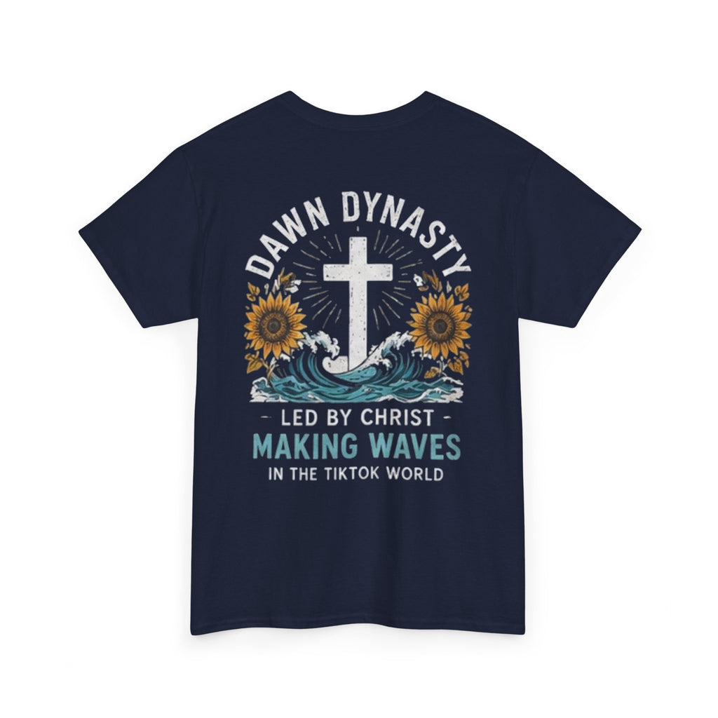 Dawn Dynasty Making Waves Faith Graphic Tee | Christian Creator Shirt