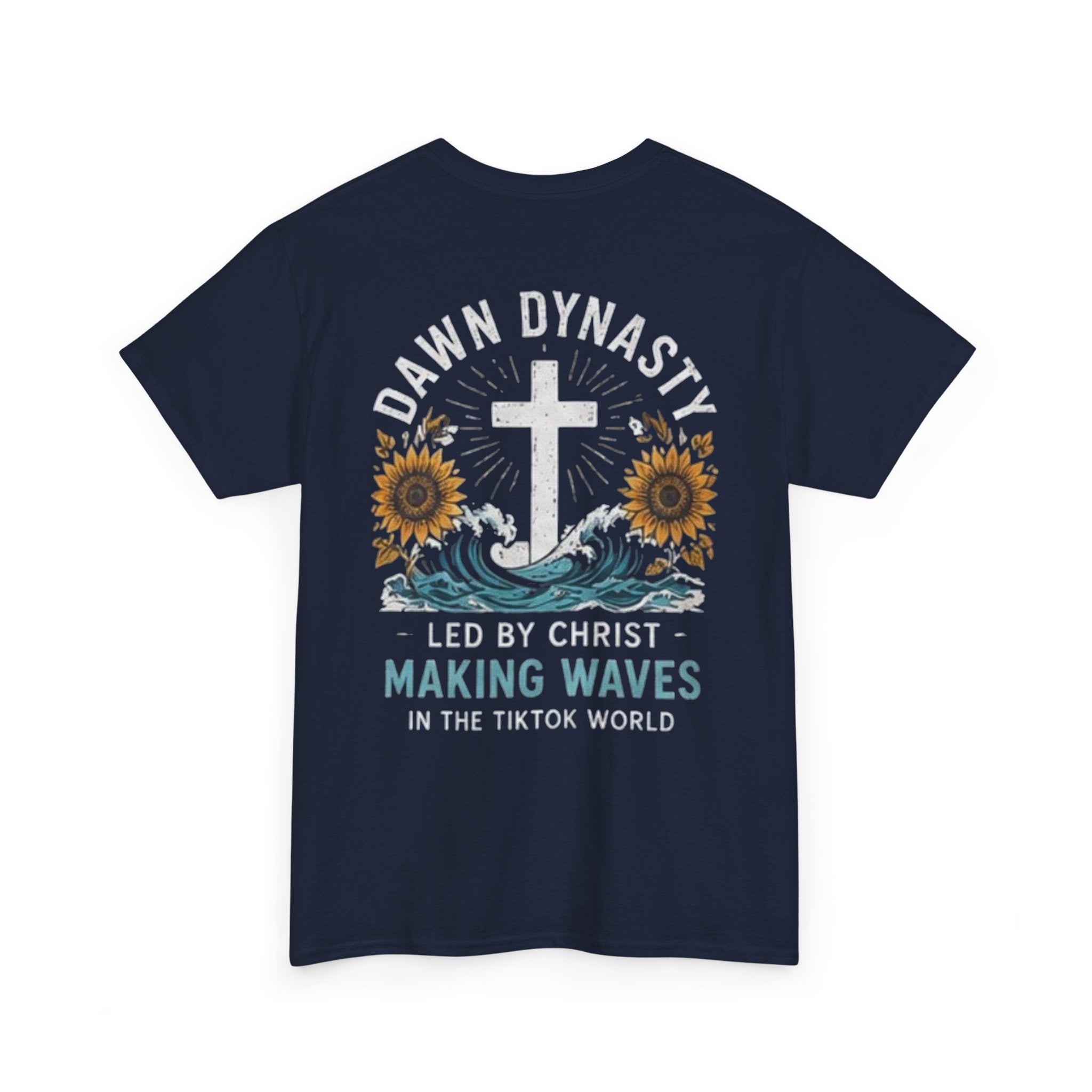 Dawn Dynasty Making Waves Faith Graphic Tee | Christian Creator Shirt
