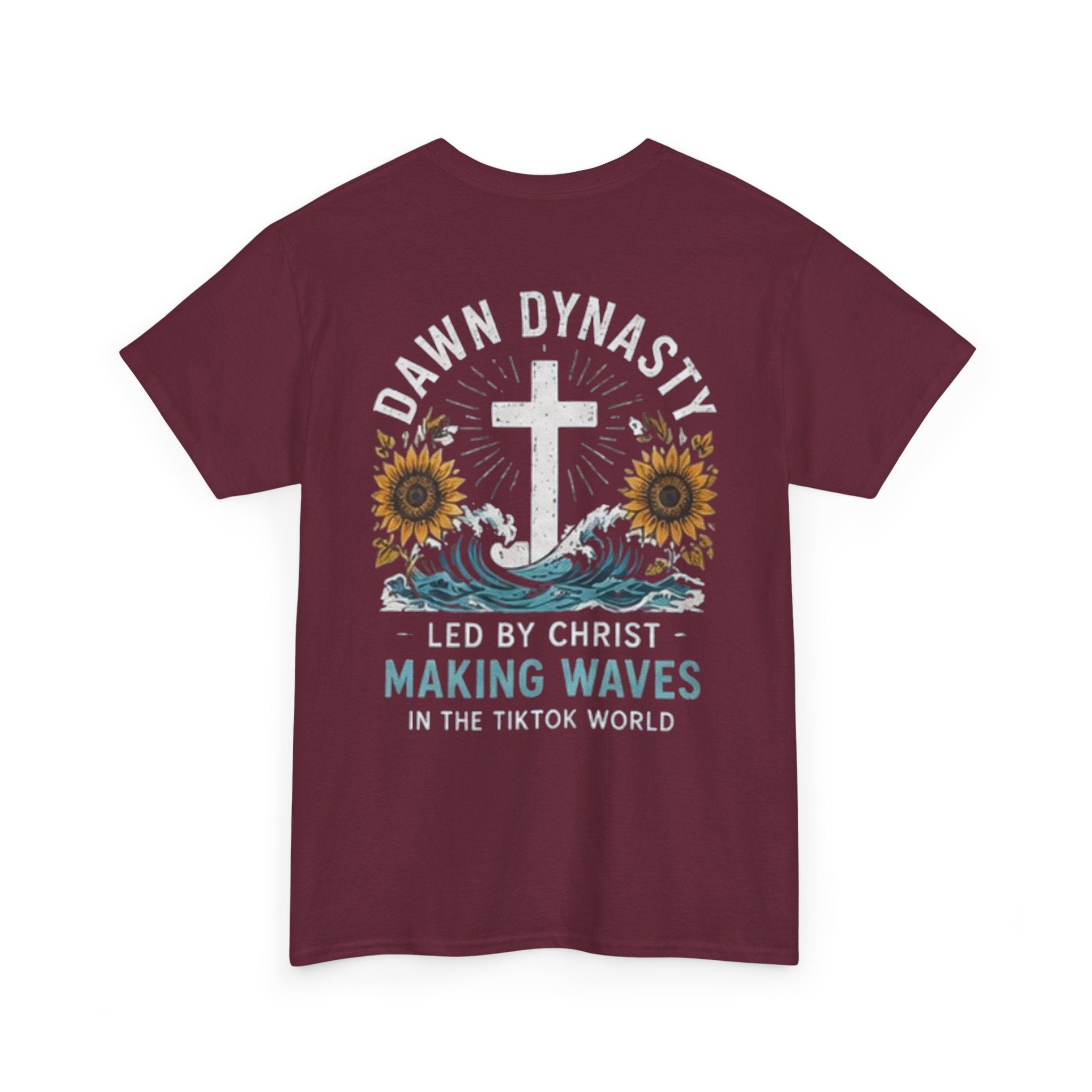 Dawn Dynasty Making Waves Faith Graphic Tee | Christian Creator Shirt