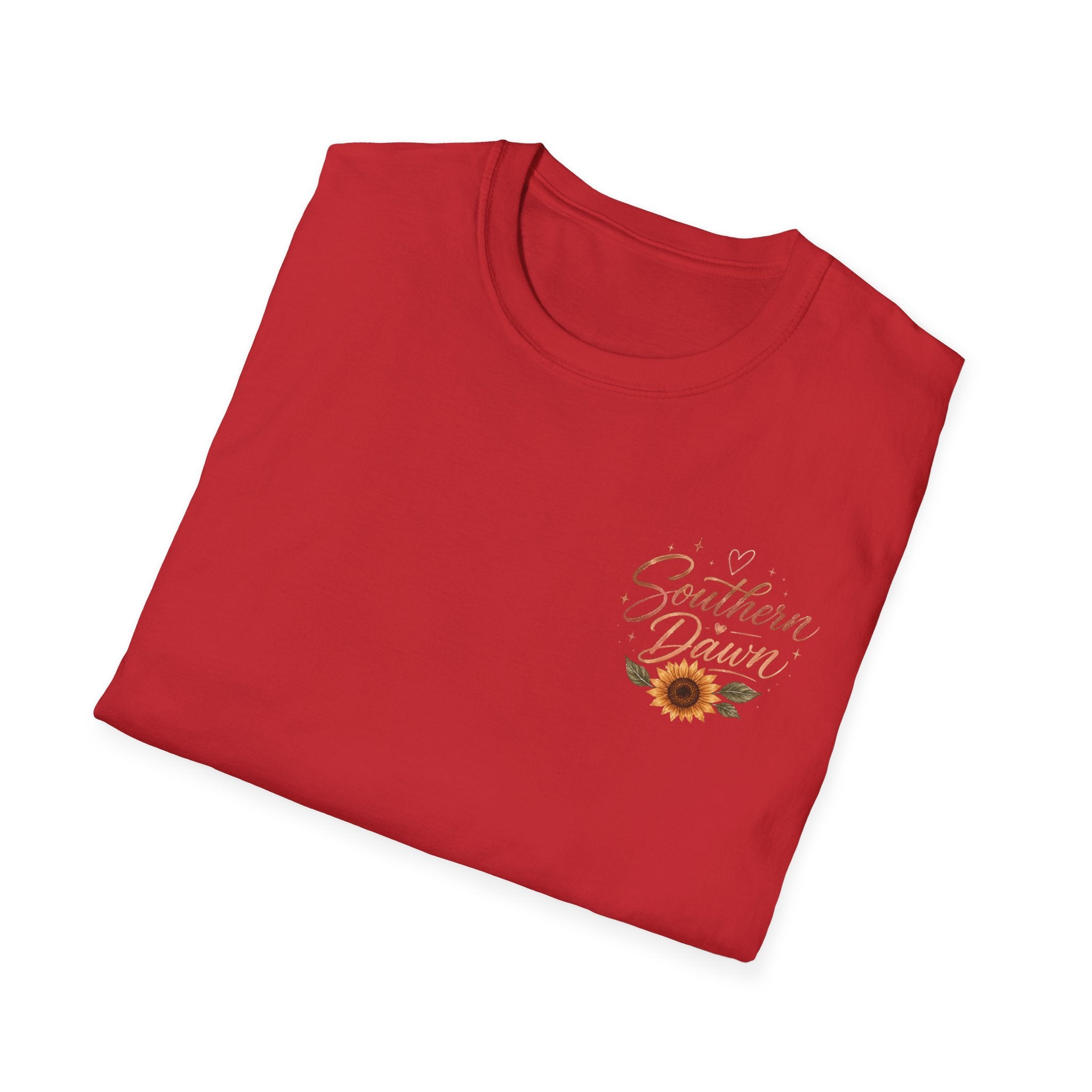 Southern Dawn Sunflower Faith Graphic Tee | Led By Christ Shirt