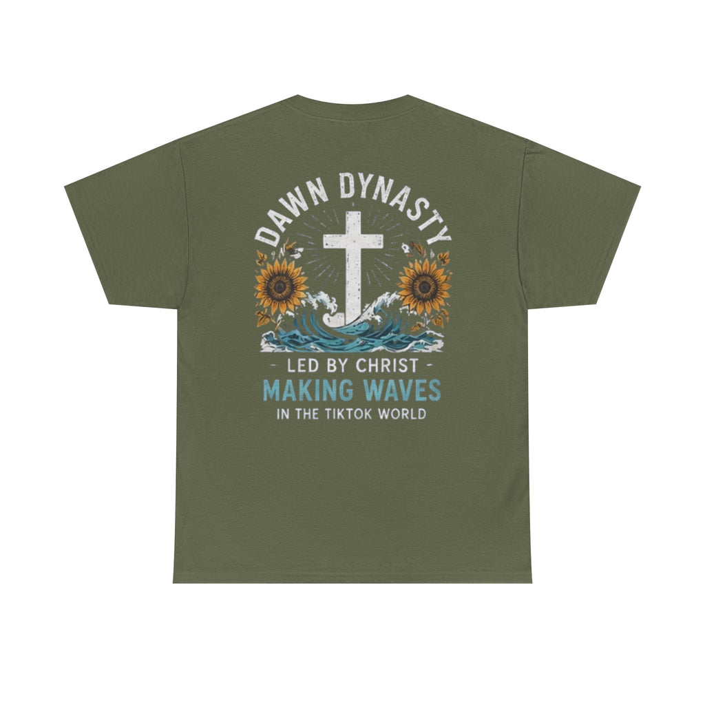 Dawn Dynasty Making Waves Faith Graphic Tee | Christian Creator Shirt