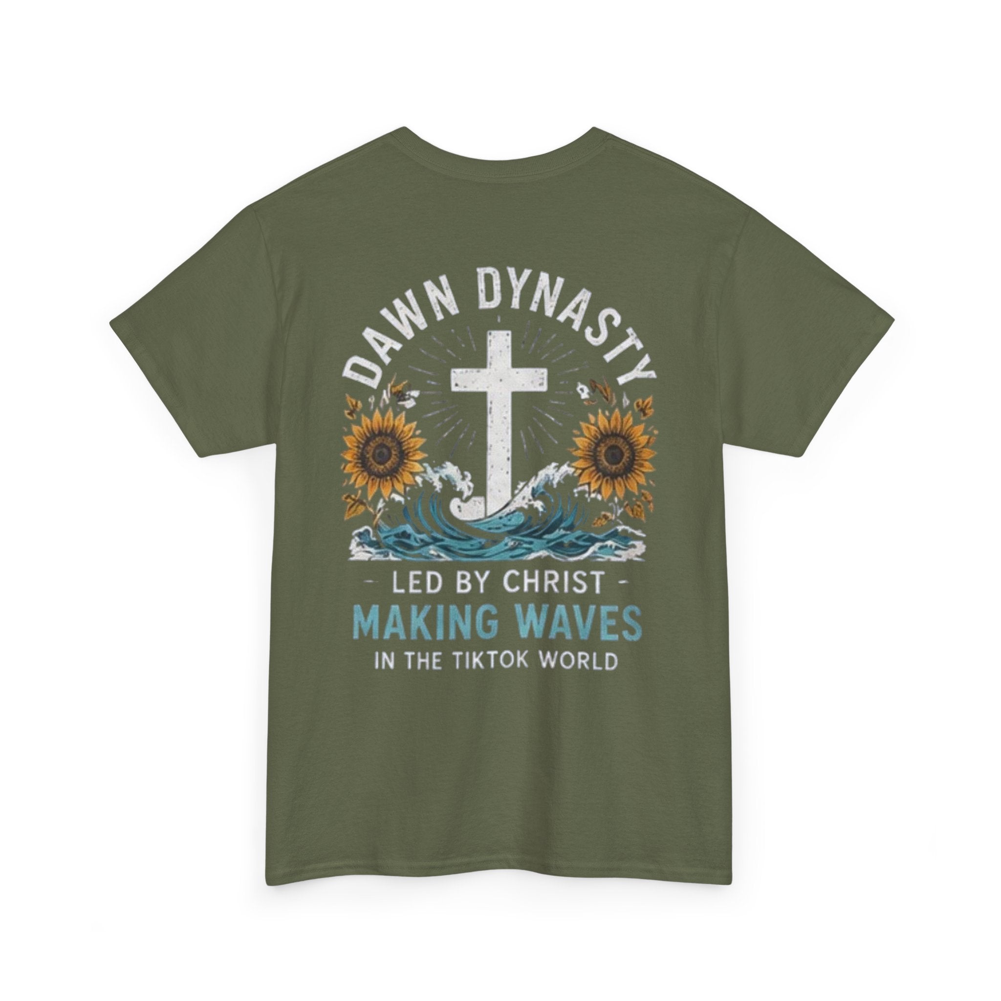 Dawn Dynasty Making Waves Faith Graphic Tee | Christian Creator Shirt